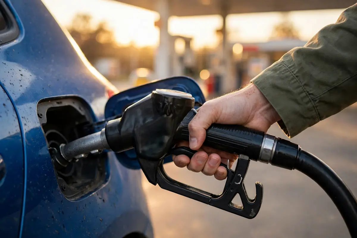 Filling a gas tank for a medical appointment