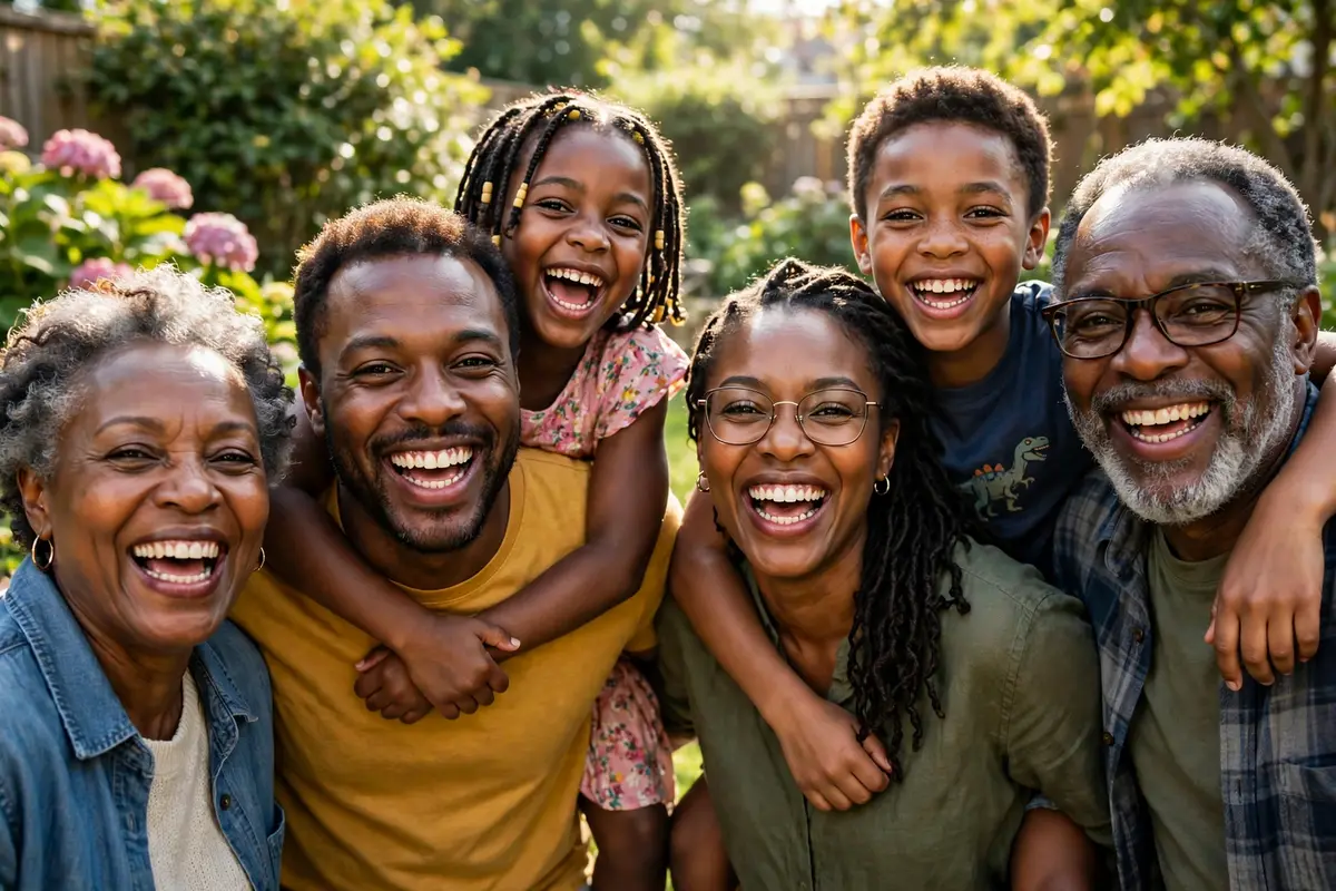 Large family helped by the Free Gas Cards Foundation free gas card program